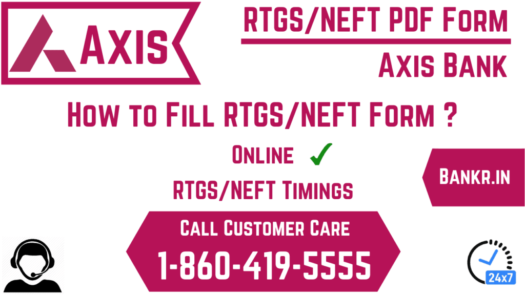 Pdf Download Axis Bank Rtgsneft Form Online 2022 0537