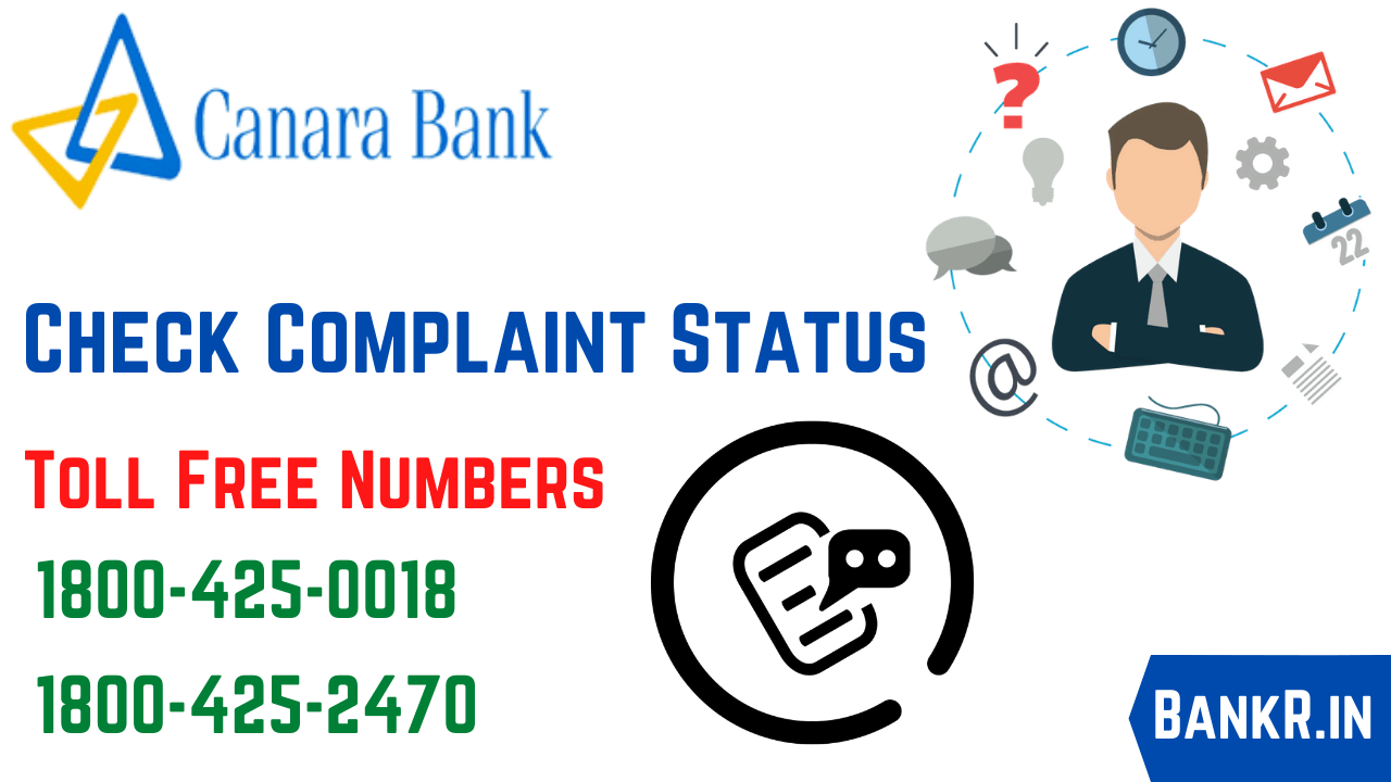 canara bank complaint status