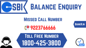 sbi balance enquiry mini statement toll free number
