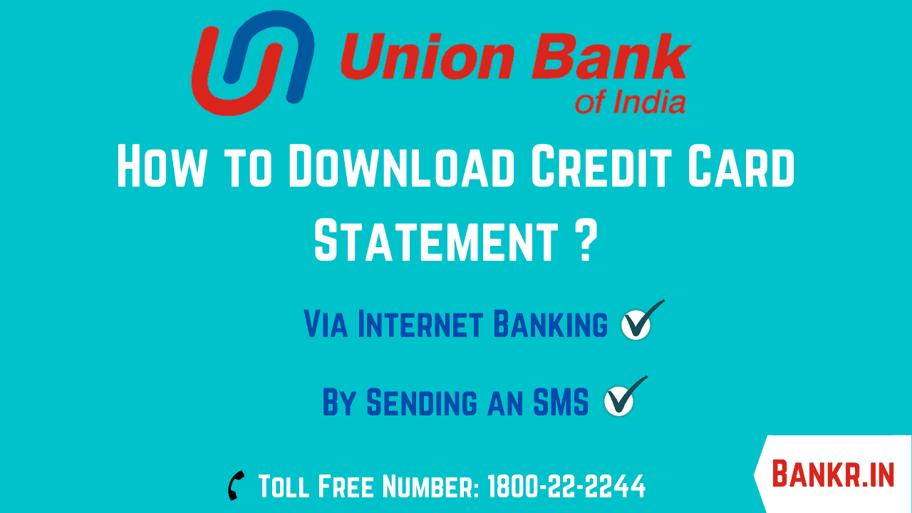 union bank of india credit card statement