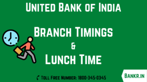 united bank of india timings