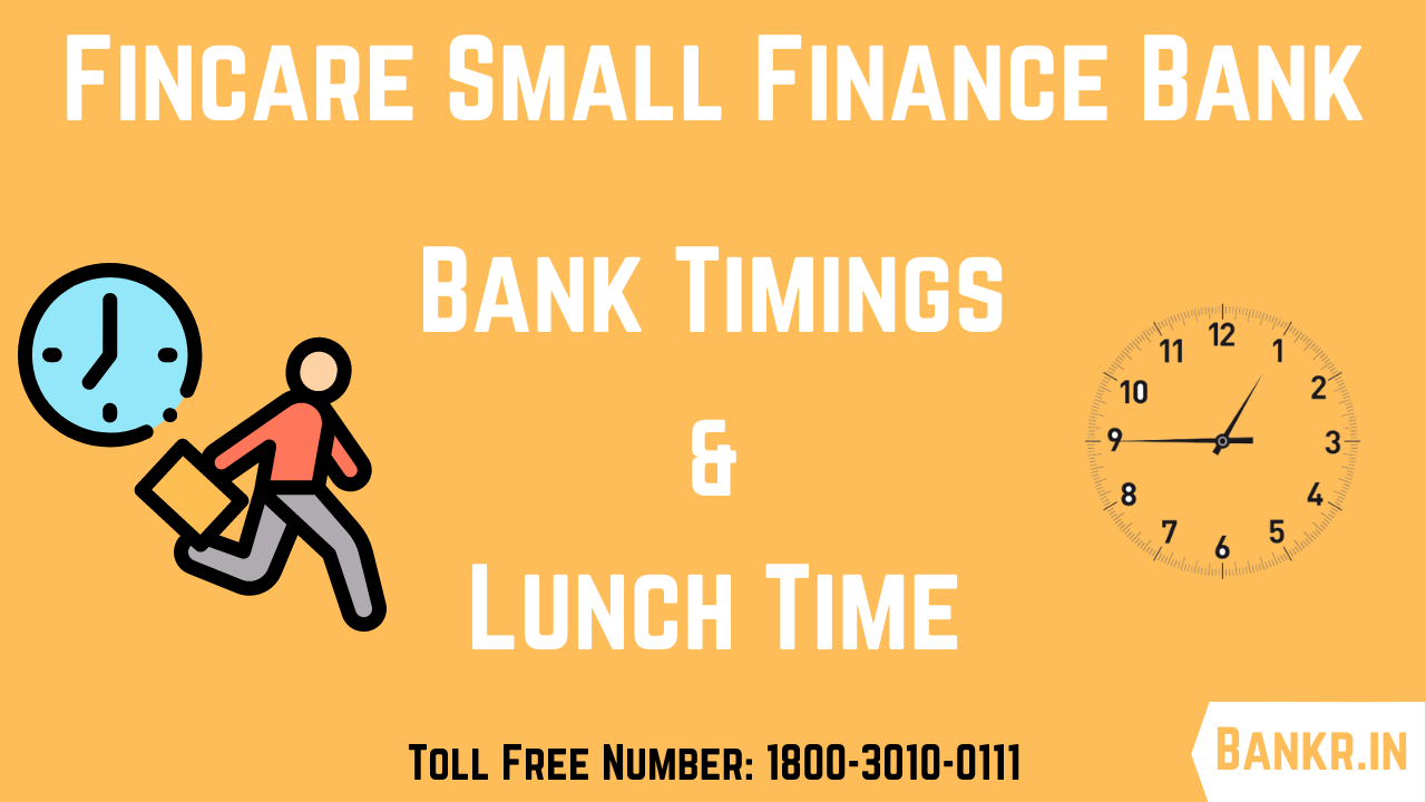 fincare small finance bank timings