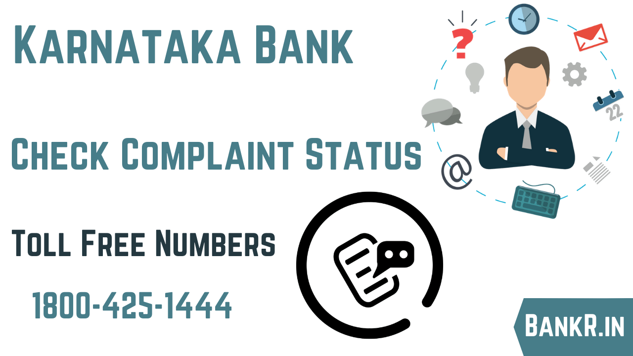 karnataka bank complaint status