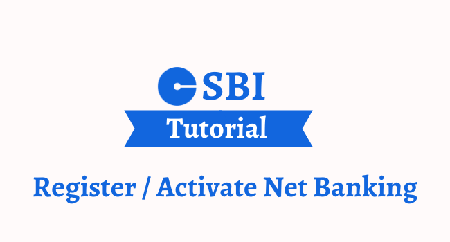 activate sbi net banking